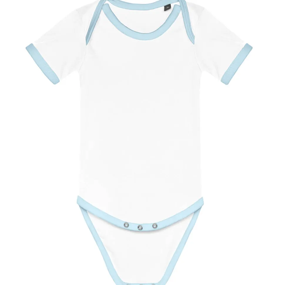 Baby Bio Kontrast Kurzarm-Body Sunshine
