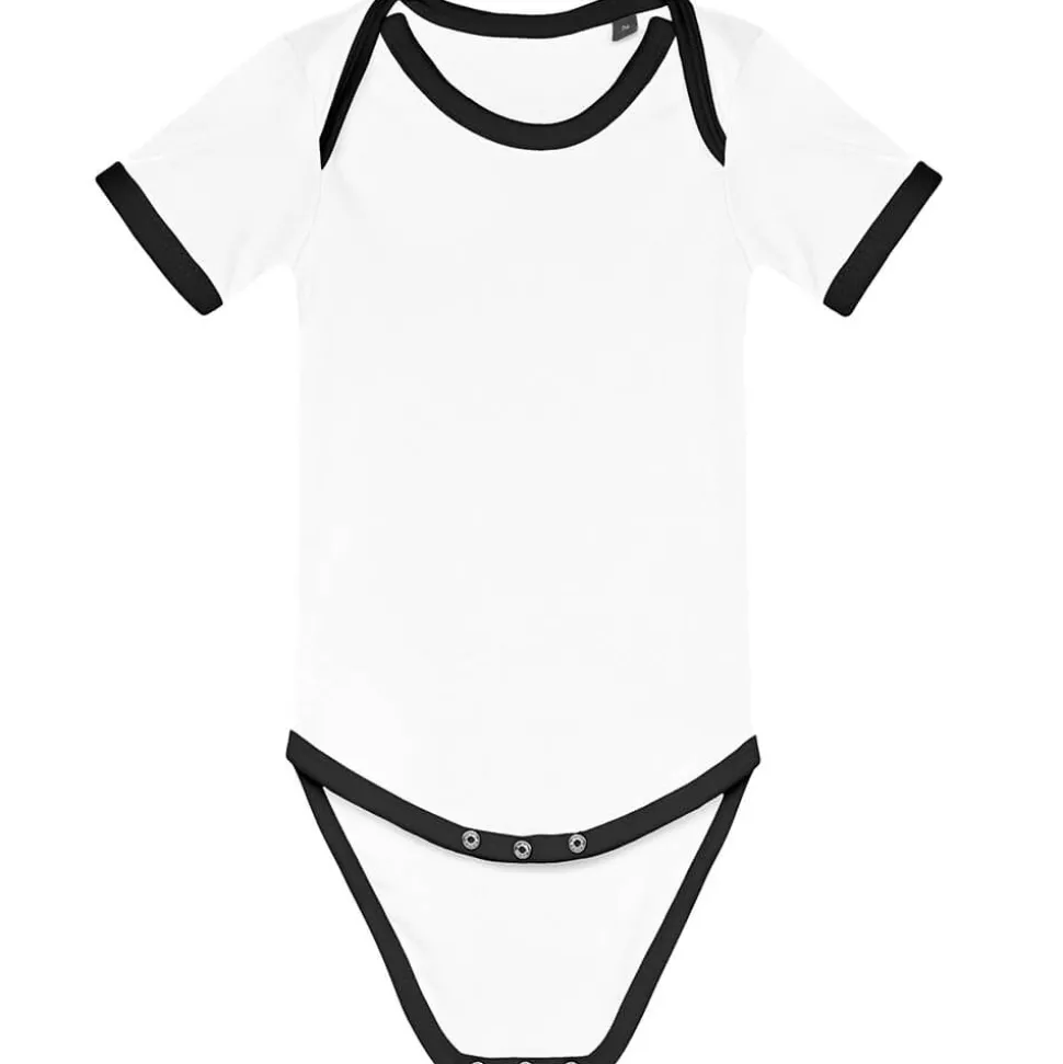 Baby Bio Kontrast Kurzarm-Body Sunshine