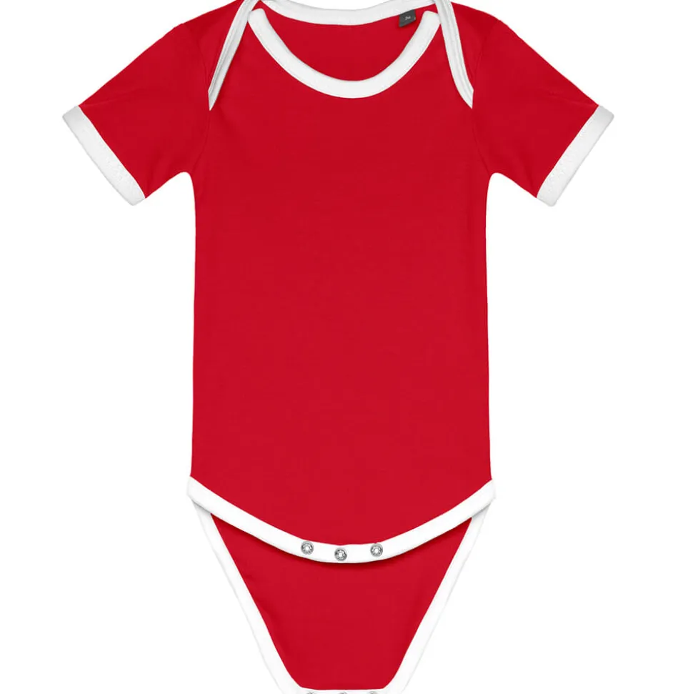 Baby Bio Kontrast Kurzarm-Body Sunshine