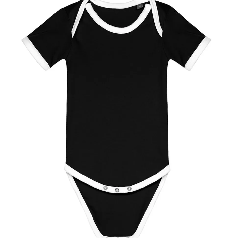 Baby Bio Kontrast Kurzarm-Body Sunshine