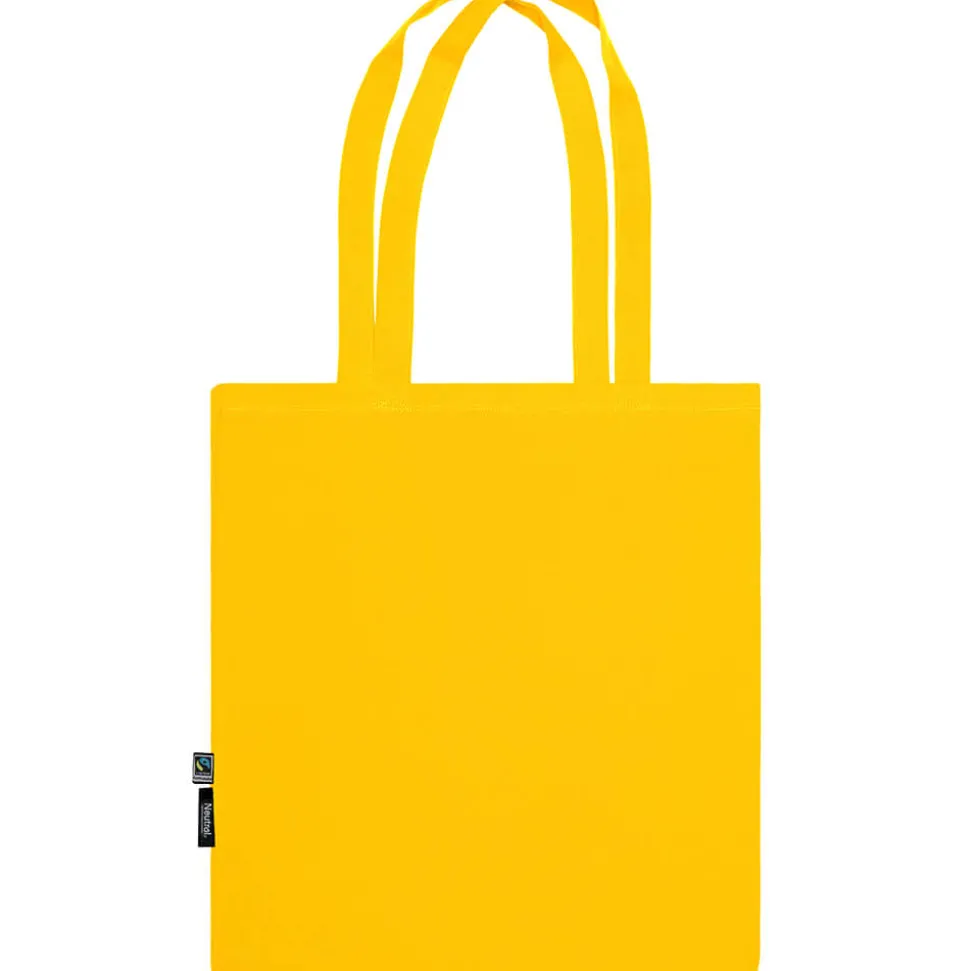 Bio Stofftasche mit langen Henkeln Fairtrade