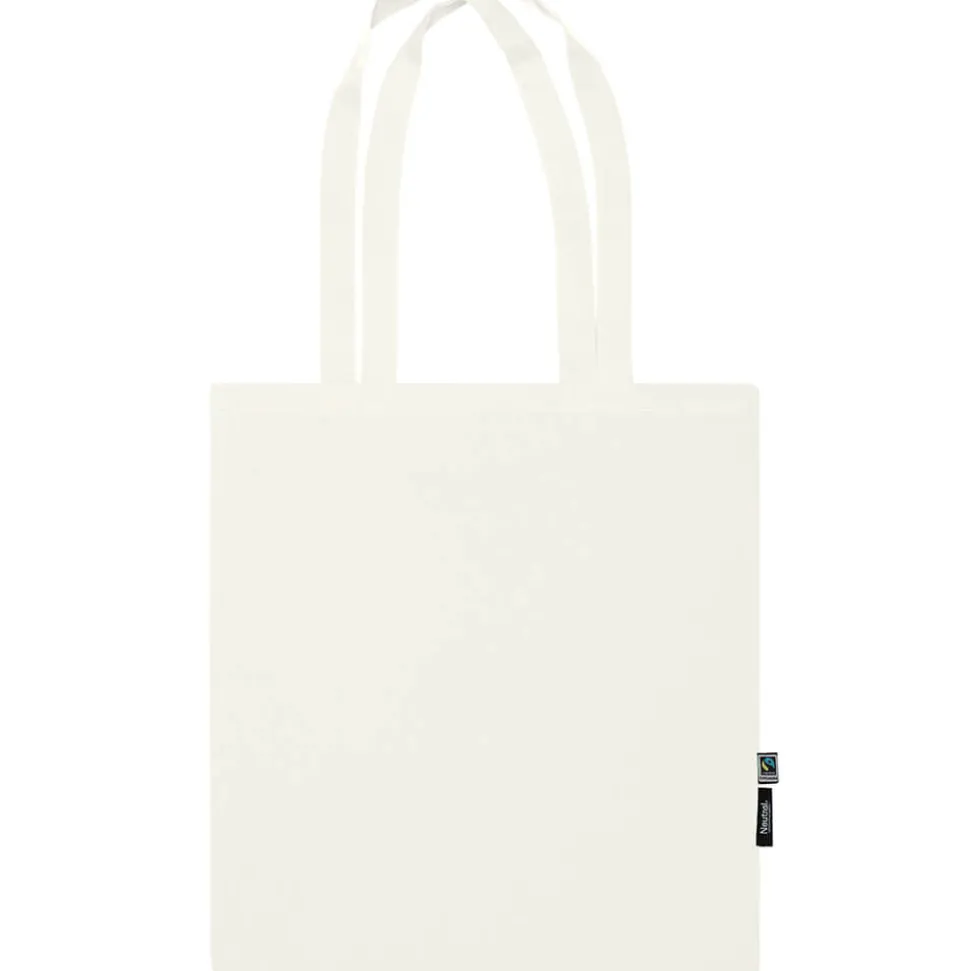 Bio Stofftasche mit langen Henkeln Fairtrade