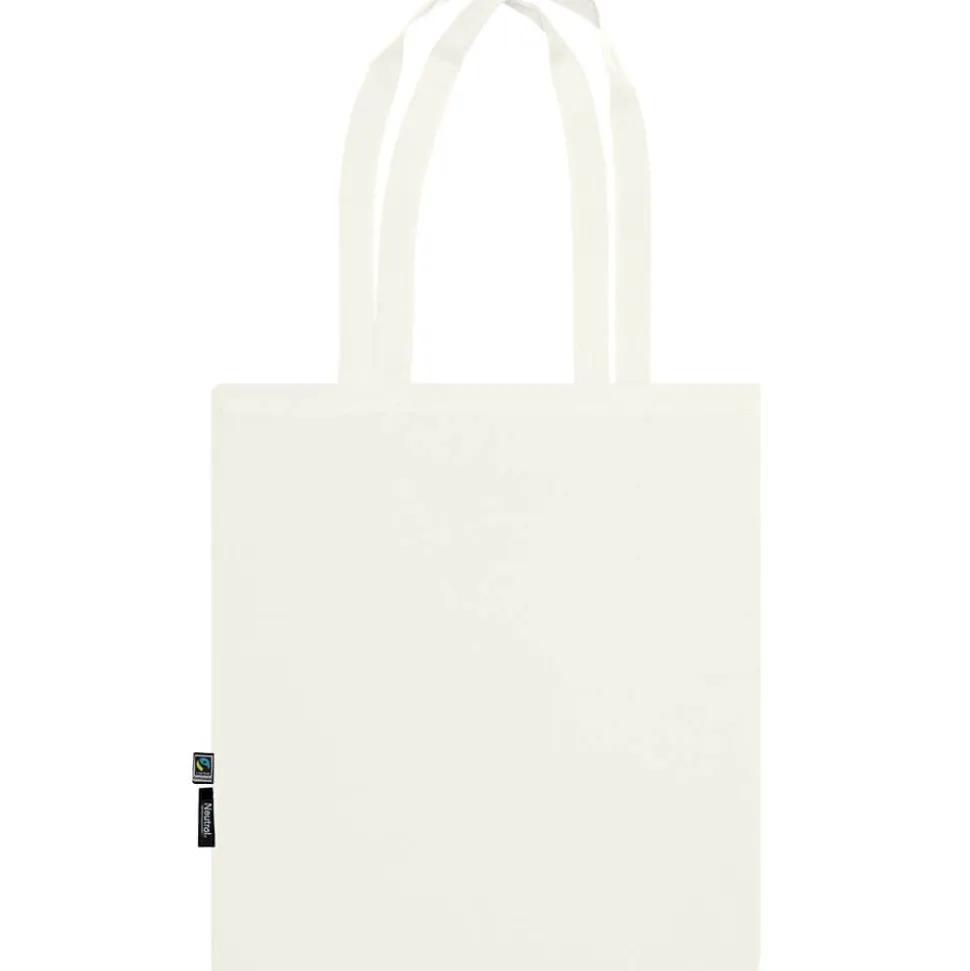 Bio Stofftasche mit langen Henkeln Fairtrade