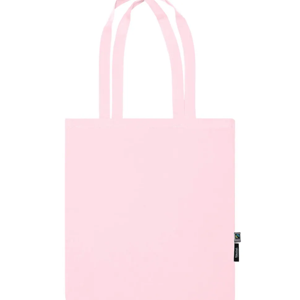 Bio Stofftasche mit langen Henkeln Fairtrade