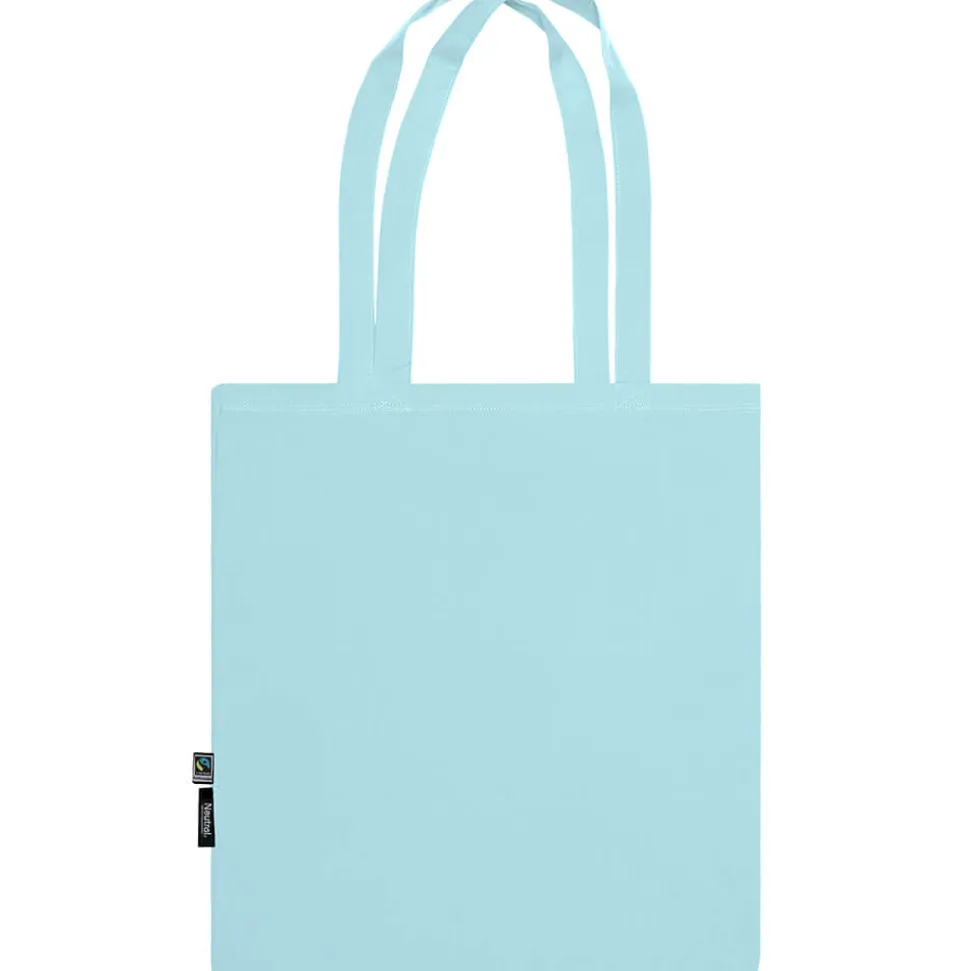 Bio Stofftasche mit langen Henkeln Fairtrade