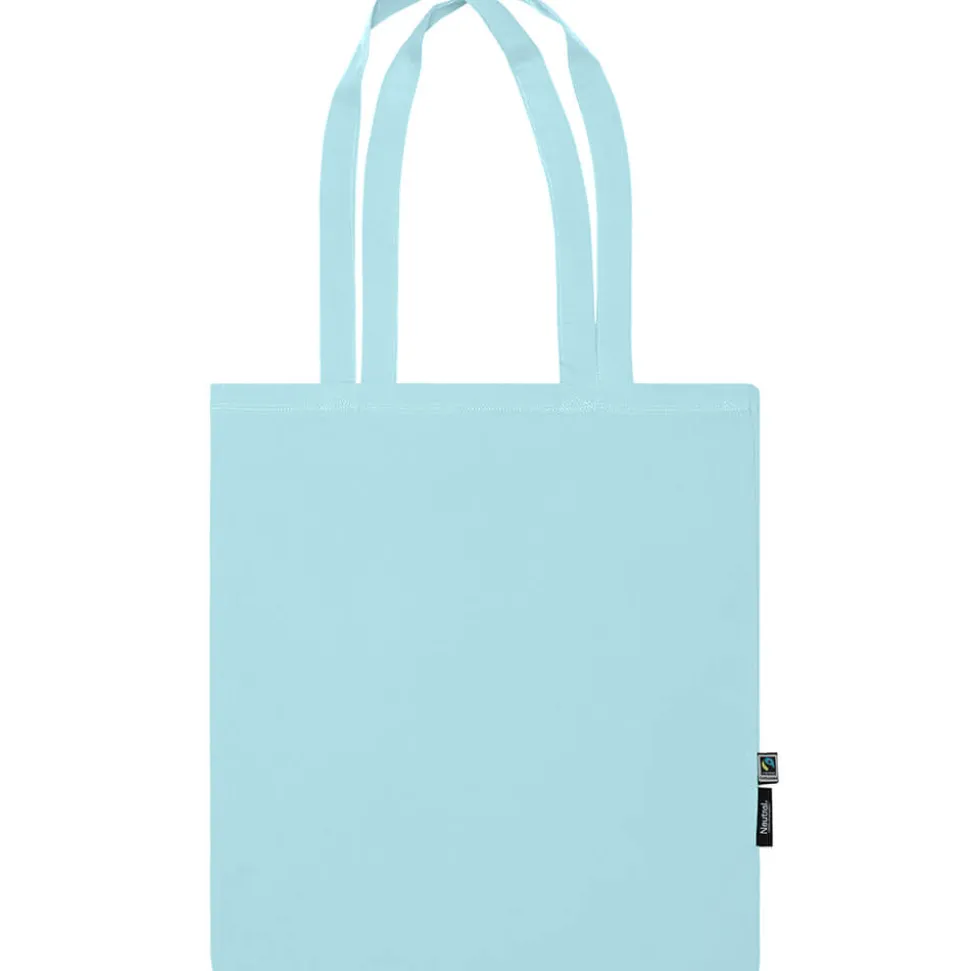Bio Stofftasche mit langen Henkeln Fairtrade