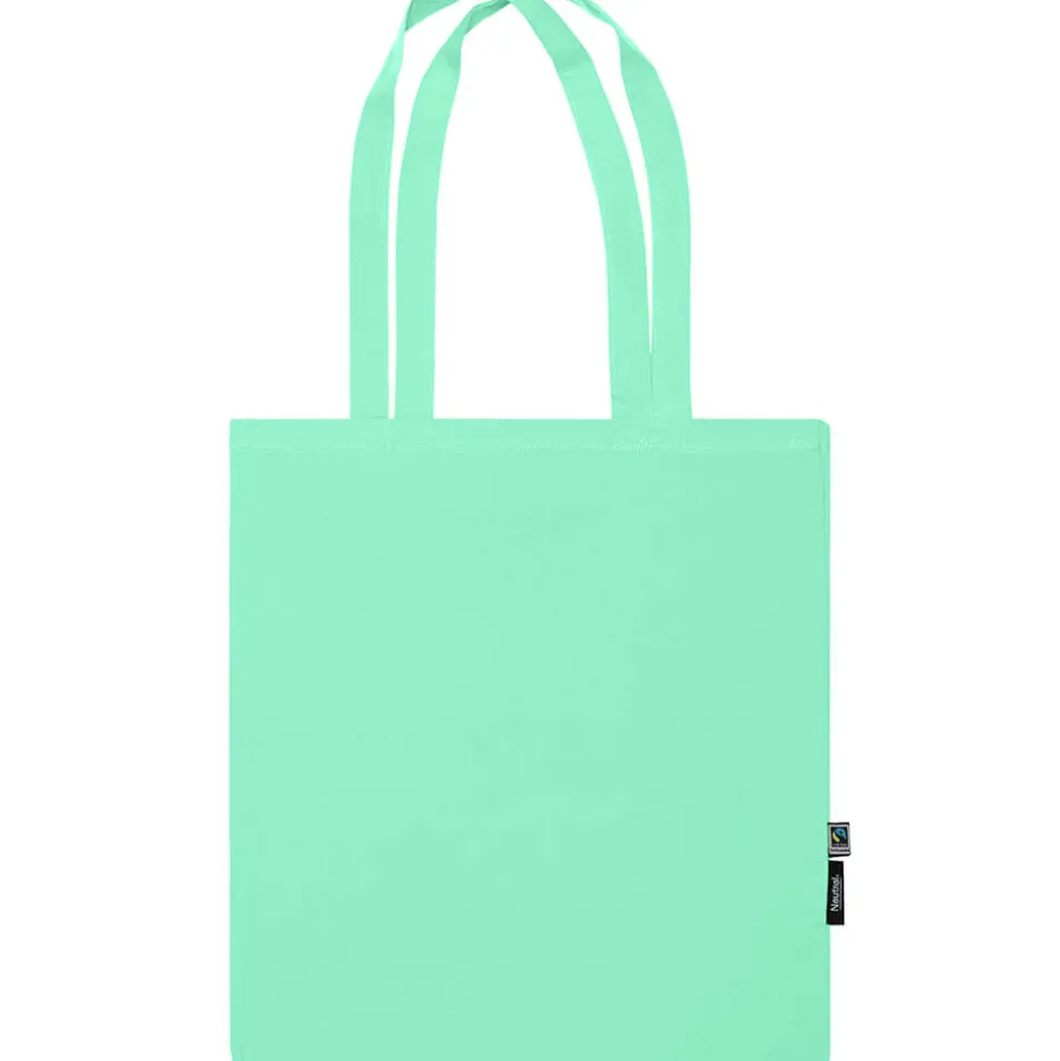 Bio Stofftasche mit langen Henkeln Fairtrade