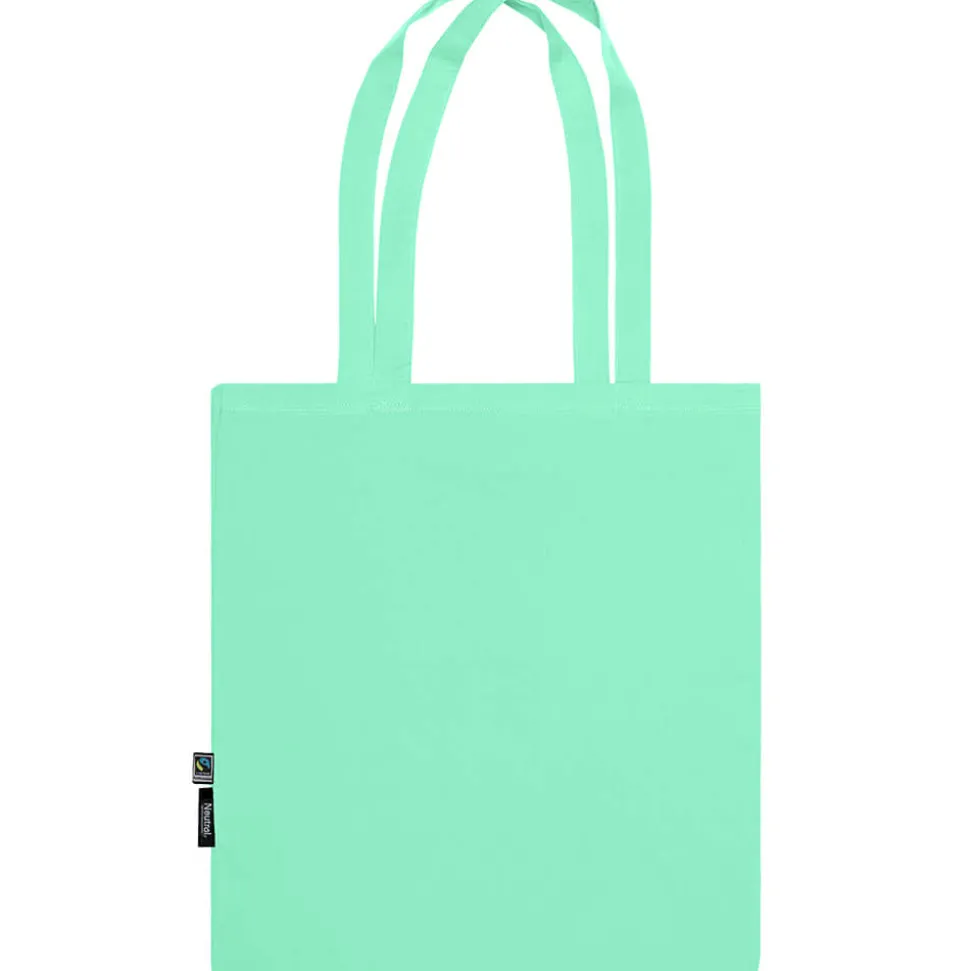 Bio Stofftasche mit langen Henkeln Fairtrade
