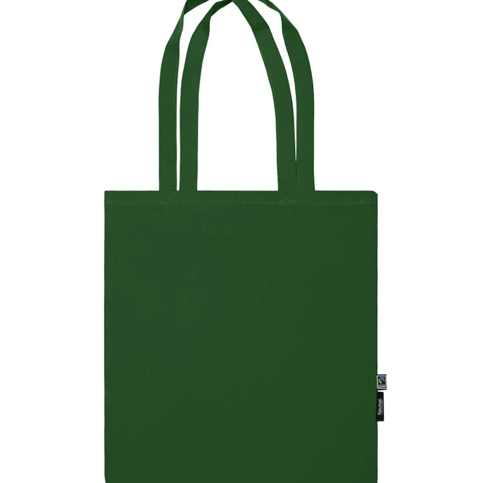 Bio Stofftasche mit langen Henkeln Fairtrade