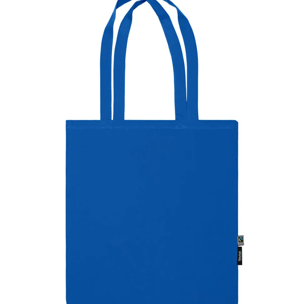 Bio Stofftasche mit langen Henkeln Fairtrade