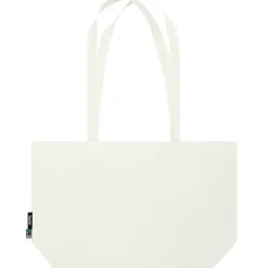 Breite Bio Stofftasche mit langen Henkeln Fairtrade