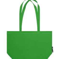 Breite Bio Stofftasche mit langen Henkeln Fairtrade