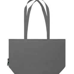 Breite Bio Stofftasche mit langen Henkeln Fairtrade