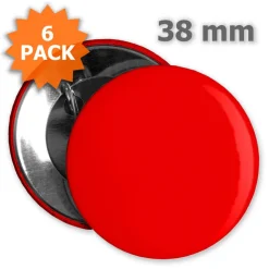 Button 38 mm - 6 Stück