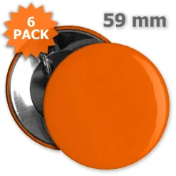 Button 59 mm - 6 Stück