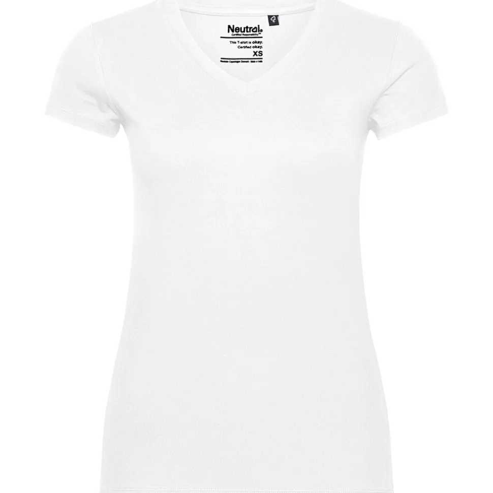 Frauen Bio-T-Shirt mit V-Ausschnitt