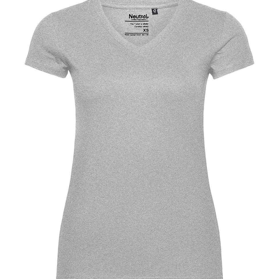 Frauen Bio-T-Shirt mit V-Ausschnitt