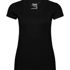 Frauen Bio-T-Shirt mit V-Ausschnitt