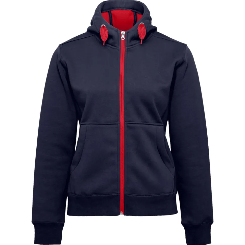 Frauen Doubleface Kapuzenjacke