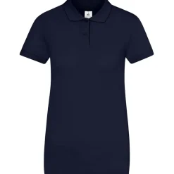 Frauen Fein-Piqué Eco Poloshirt 65/35
