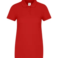 Frauen Fein-Piqué Poloshirt 180