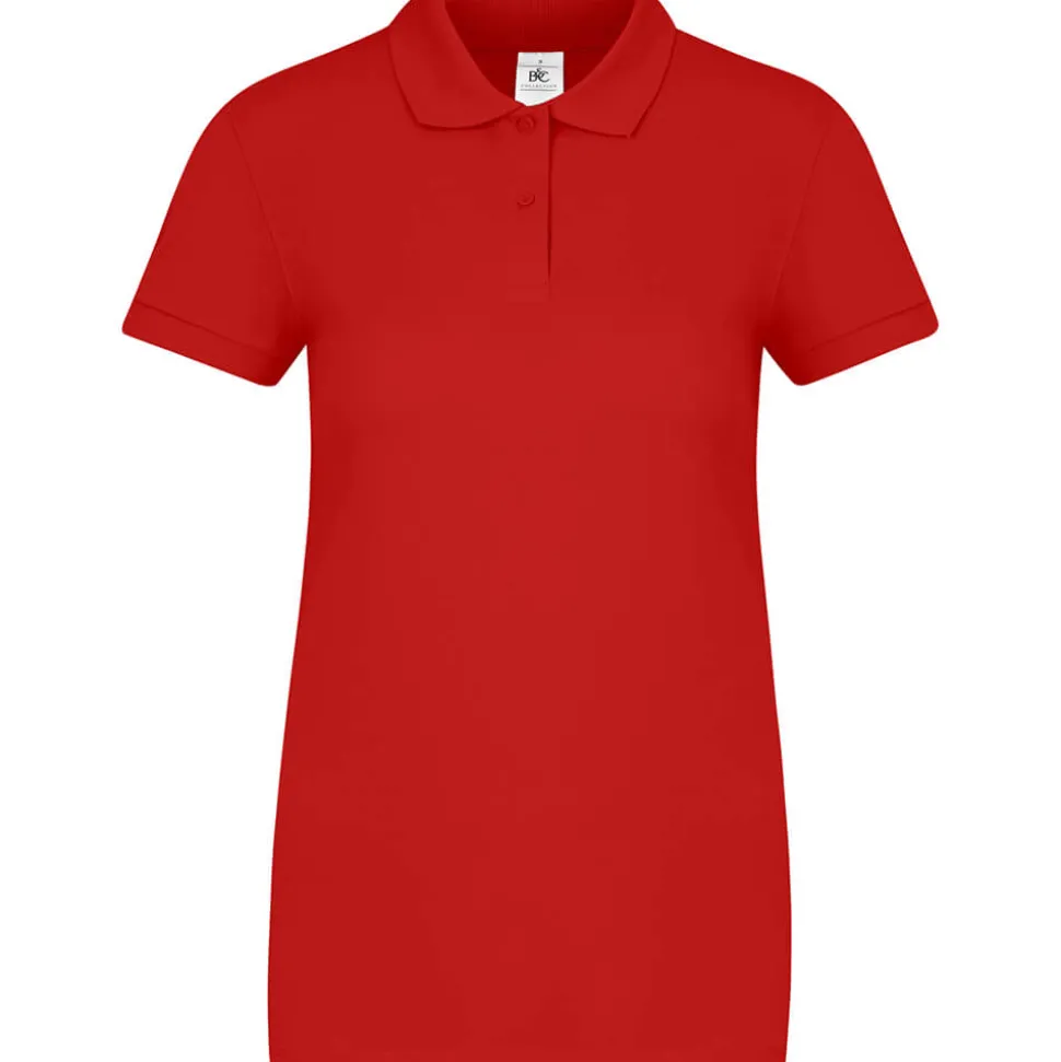 Frauen Fein-Piqué Poloshirt 180