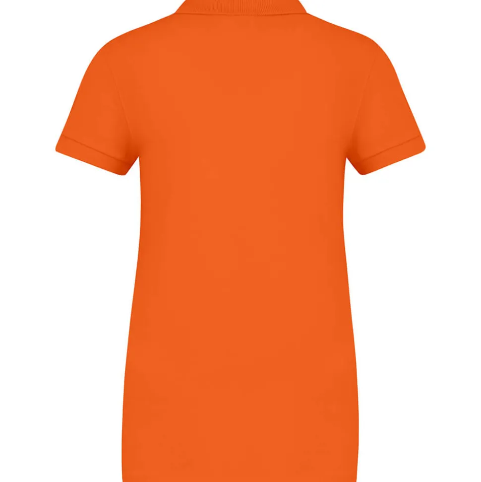 Frauen Fein-Piqué Poloshirt 180