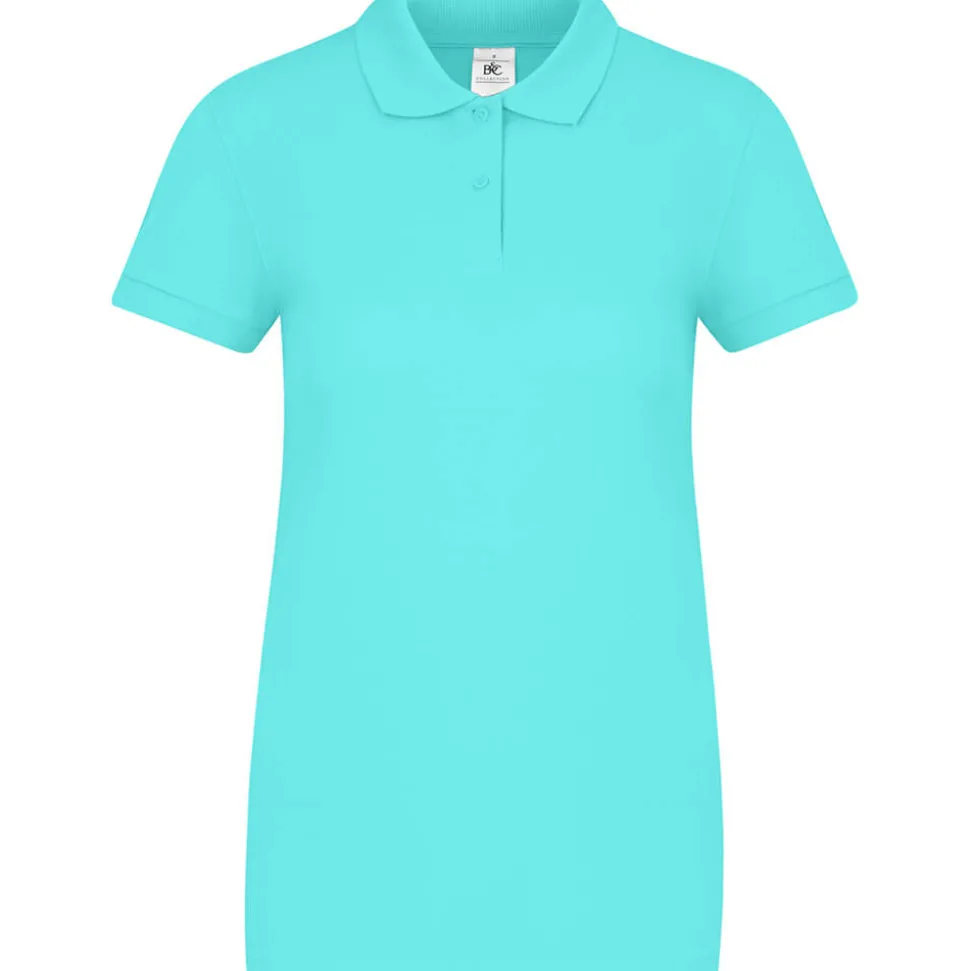 Frauen Fein-Piqué Poloshirt 180
