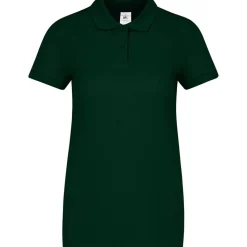 Frauen Fein-Piqué Poloshirt 180