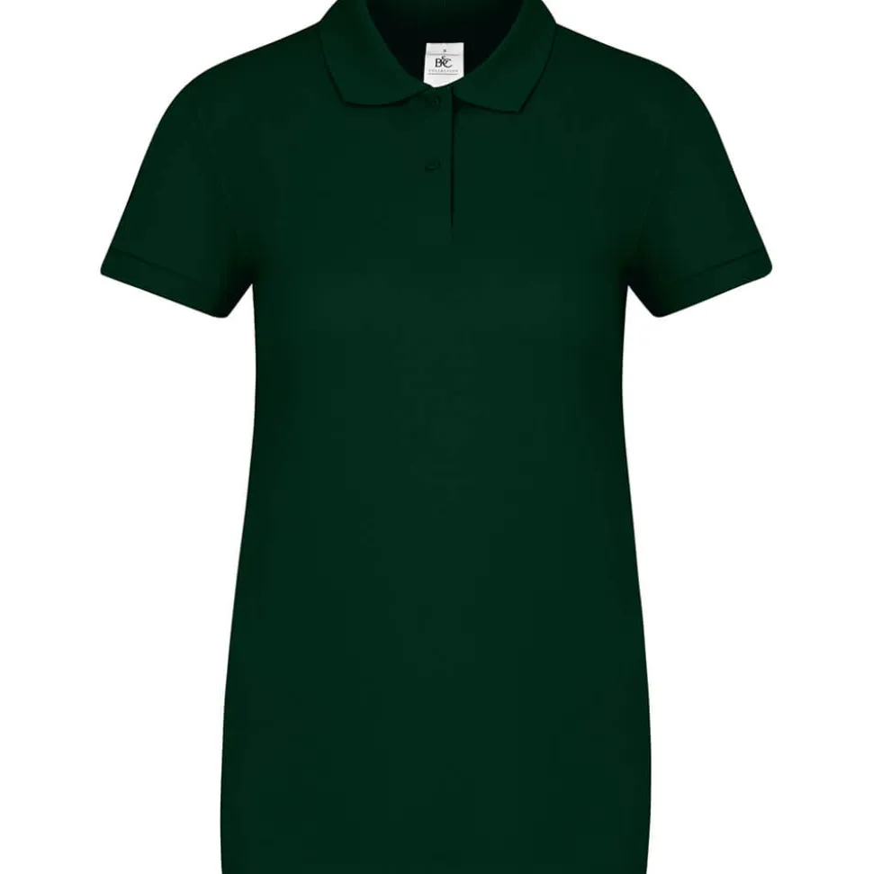 Frauen Fein-Piqué Poloshirt 180