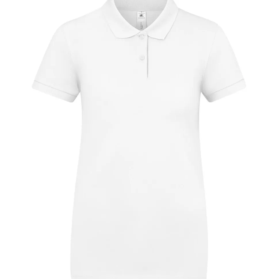 Frauen Fein-Piqué Poloshirt 210