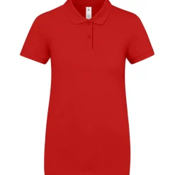 Frauen Fein-Piqué Poloshirt 210