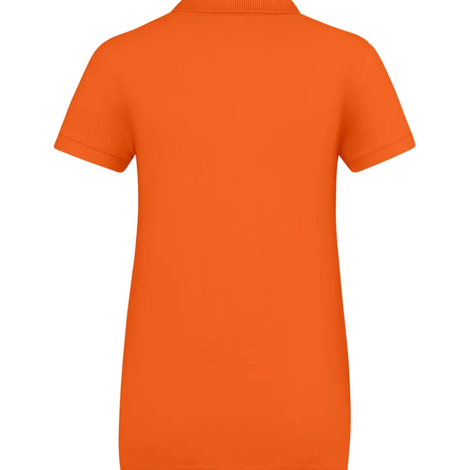 Frauen Fein-Piqué Poloshirt 210