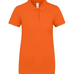 Frauen Fein-Piqué Poloshirt 210