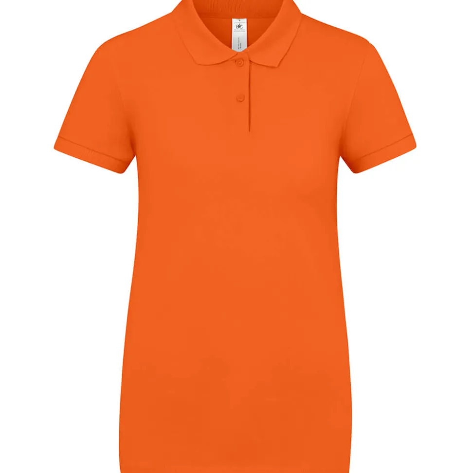 Frauen Fein-Piqué Poloshirt 210