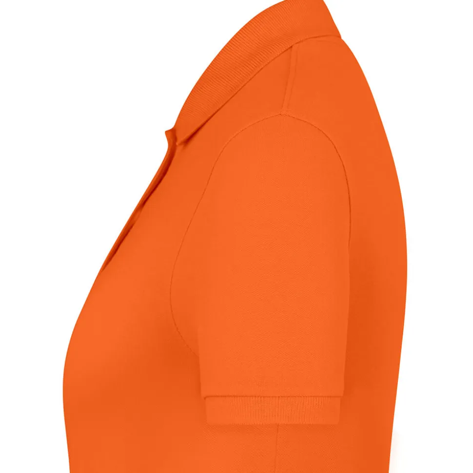 Frauen Fein-Piqué Poloshirt 210