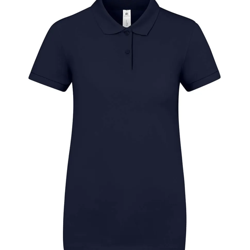 Frauen Fein-Piqué Poloshirt 210