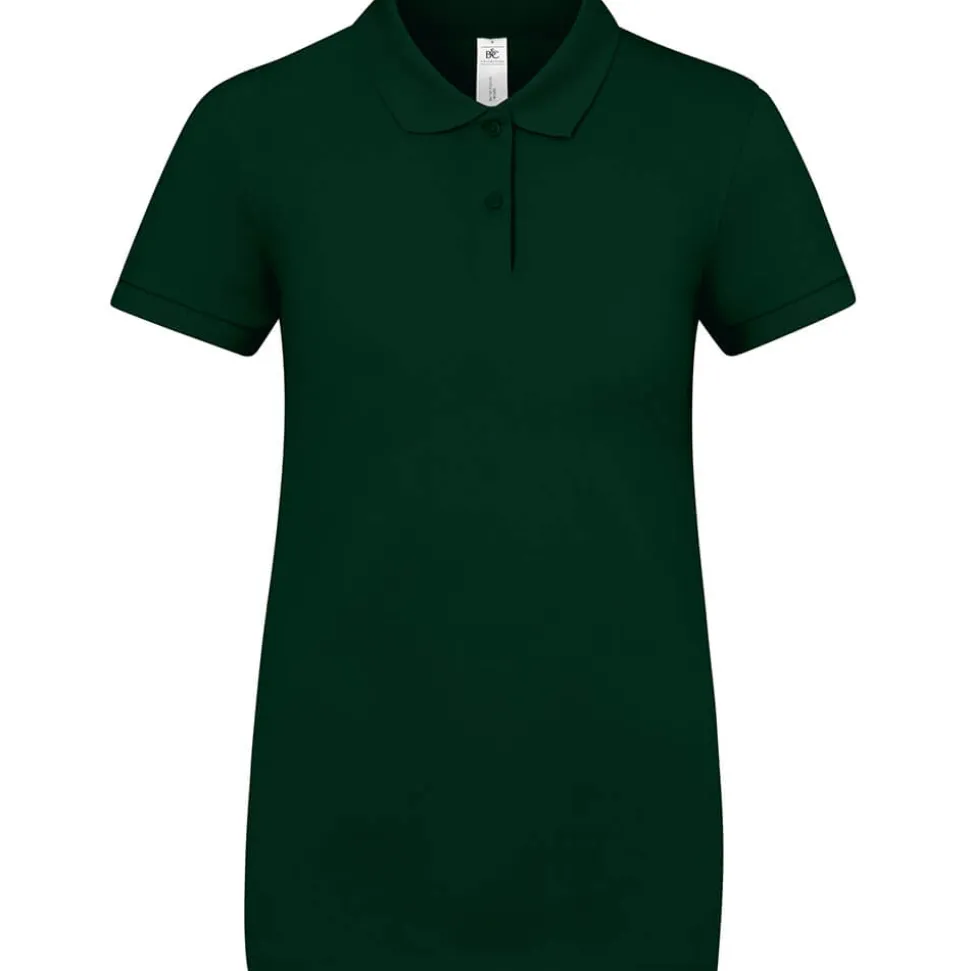 Frauen Fein-Piqué Poloshirt 210