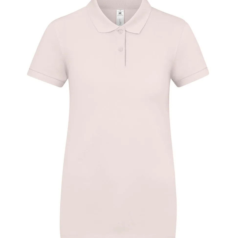 Frauen Fein-Piqué Poloshirt 210