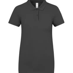 Frauen Fein-Piqué Poloshirt 210