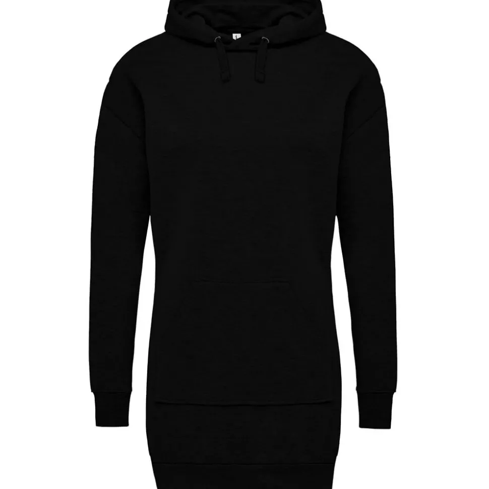 Frauen Kapuzenpullover-Kleid