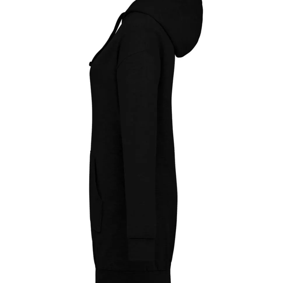 Frauen Kapuzenpullover-Kleid