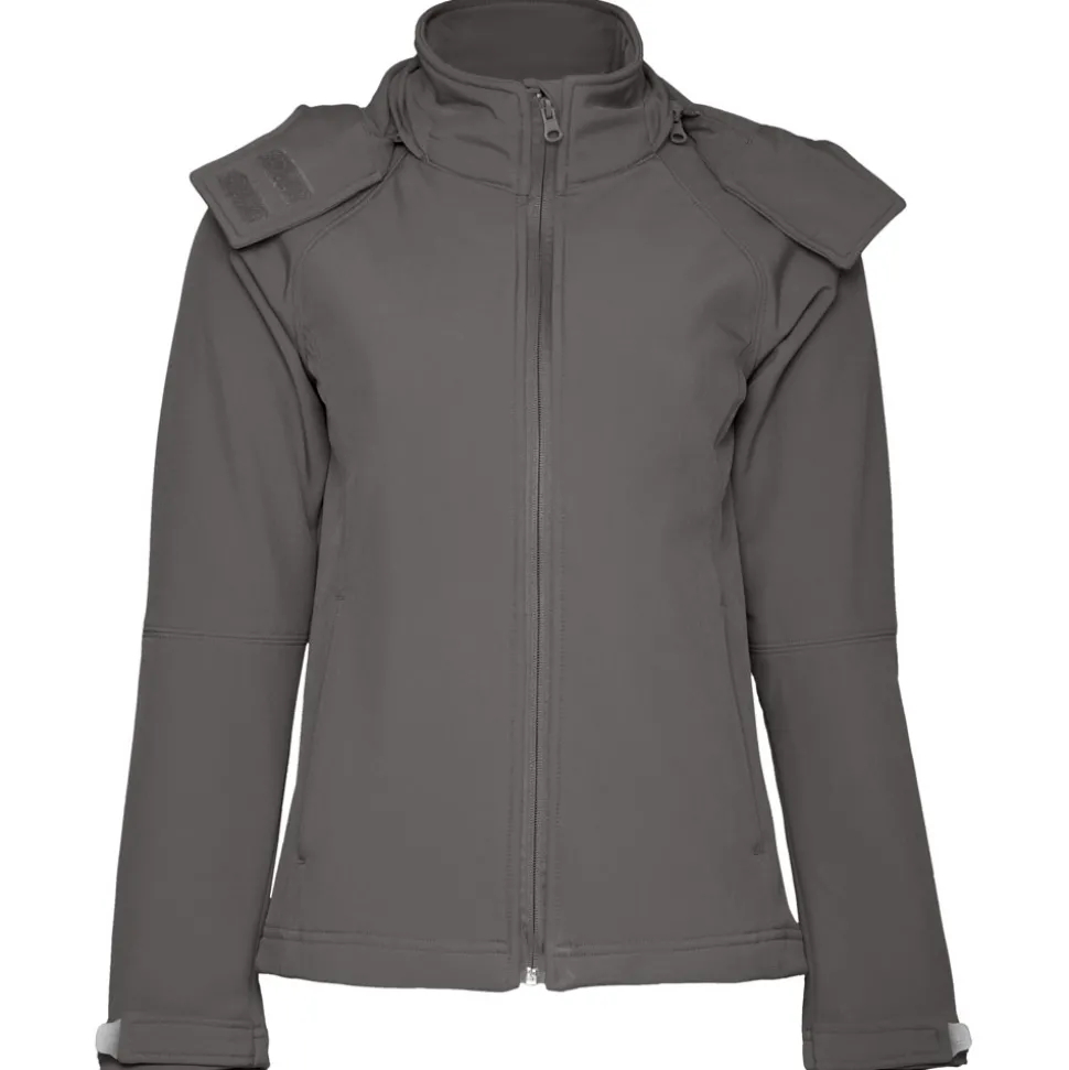 Frauen Kapuzen-Softshell Jacke