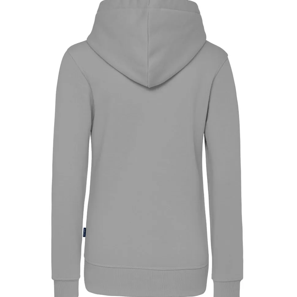 Frauen Kontrast Kapuzen-Sweatjacke - Fair4All