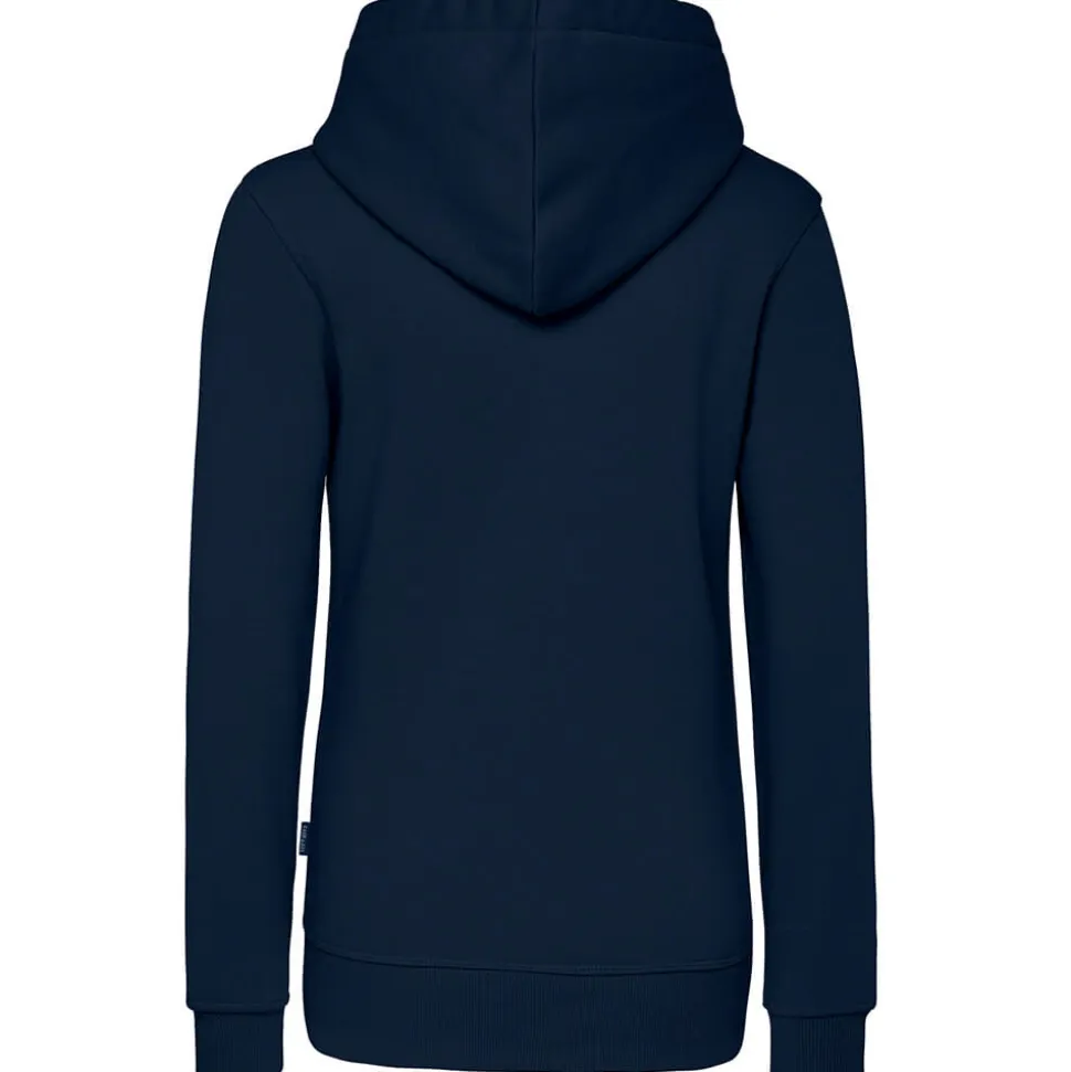 Frauen Kontrast Kapuzen-Sweatjacke - Fair4All