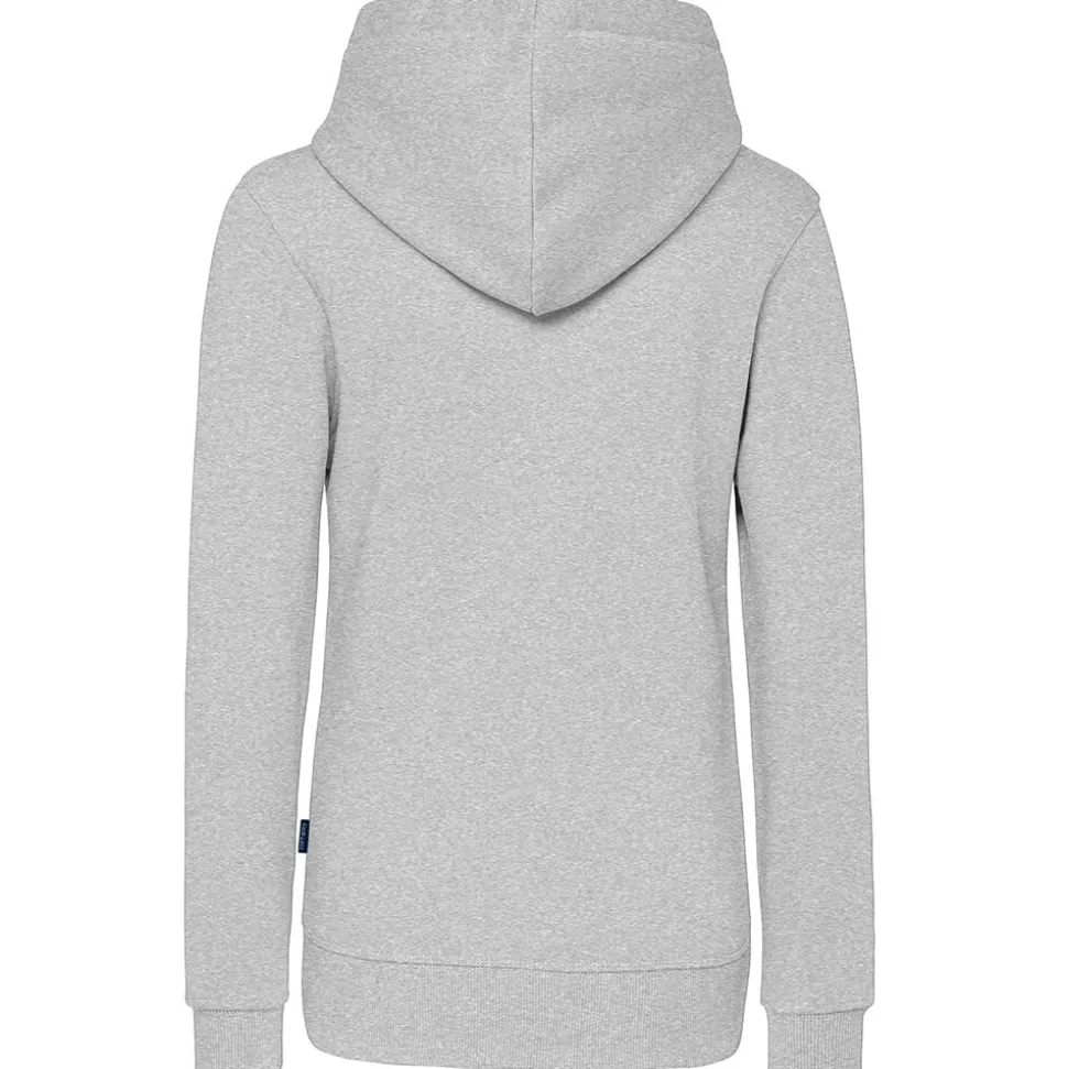 Frauen Kontrast Kapuzen-Sweatjacke - Fair4All