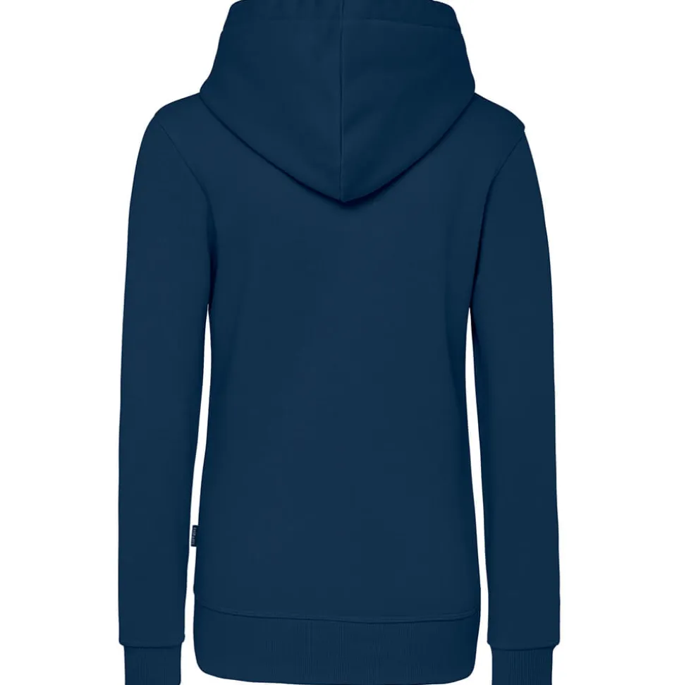 Frauen Kontrast Kapuzen-Sweatjacke - Fair4All