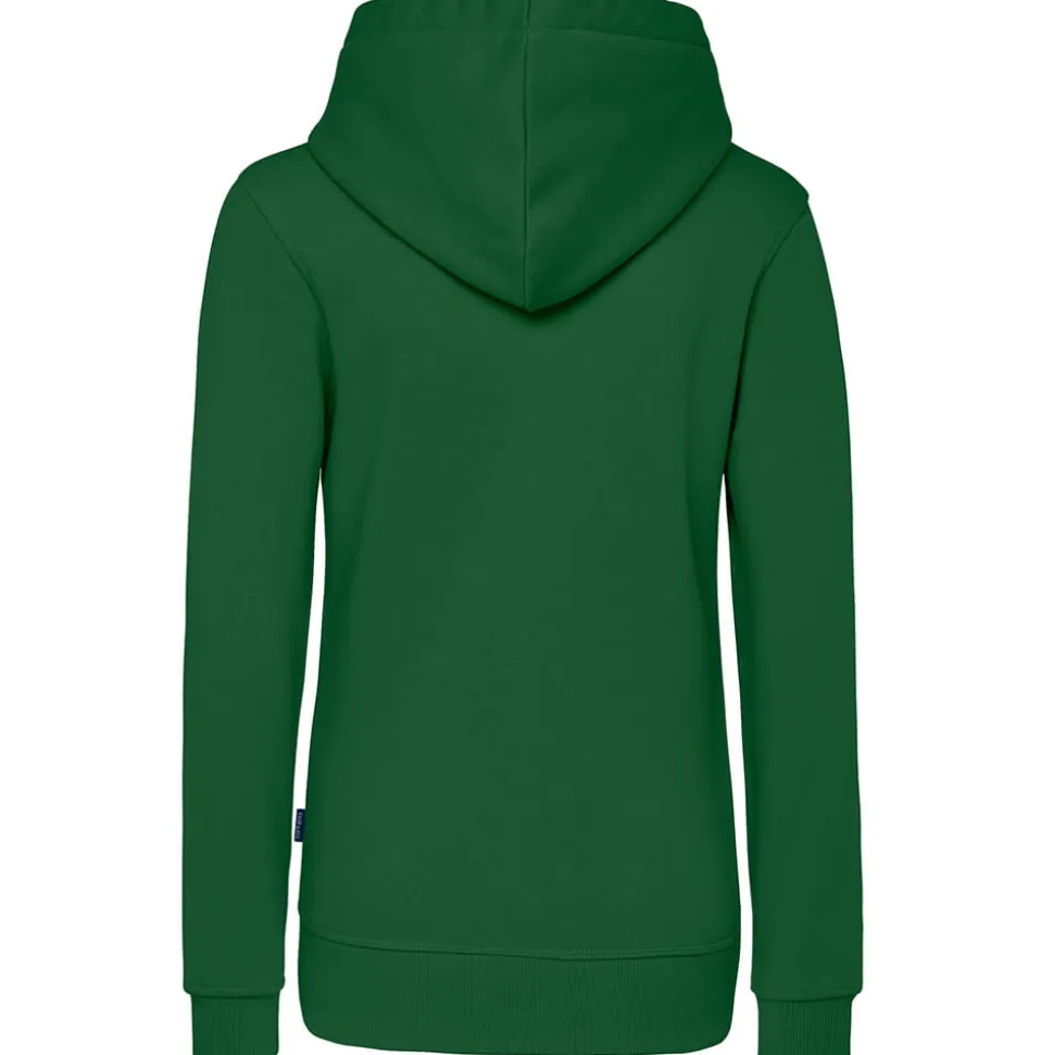 Frauen Kontrast Kapuzen-Sweatjacke - Fair4All