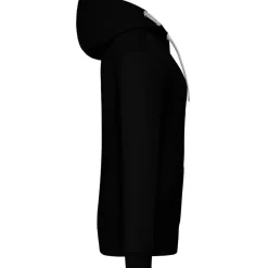 Frauen Kontrast Kapuzen-Sweatjacke - Fair4All