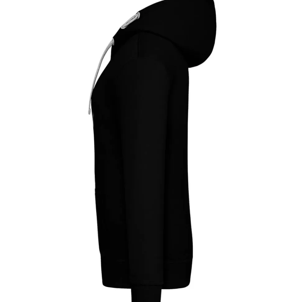 Frauen Kontrast Kapuzen-Sweatjacke - Fair4All